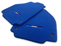 Floor Mats For Ferrari 458 Spider 2012-2015 Blue Autowin Brand Italian Edition