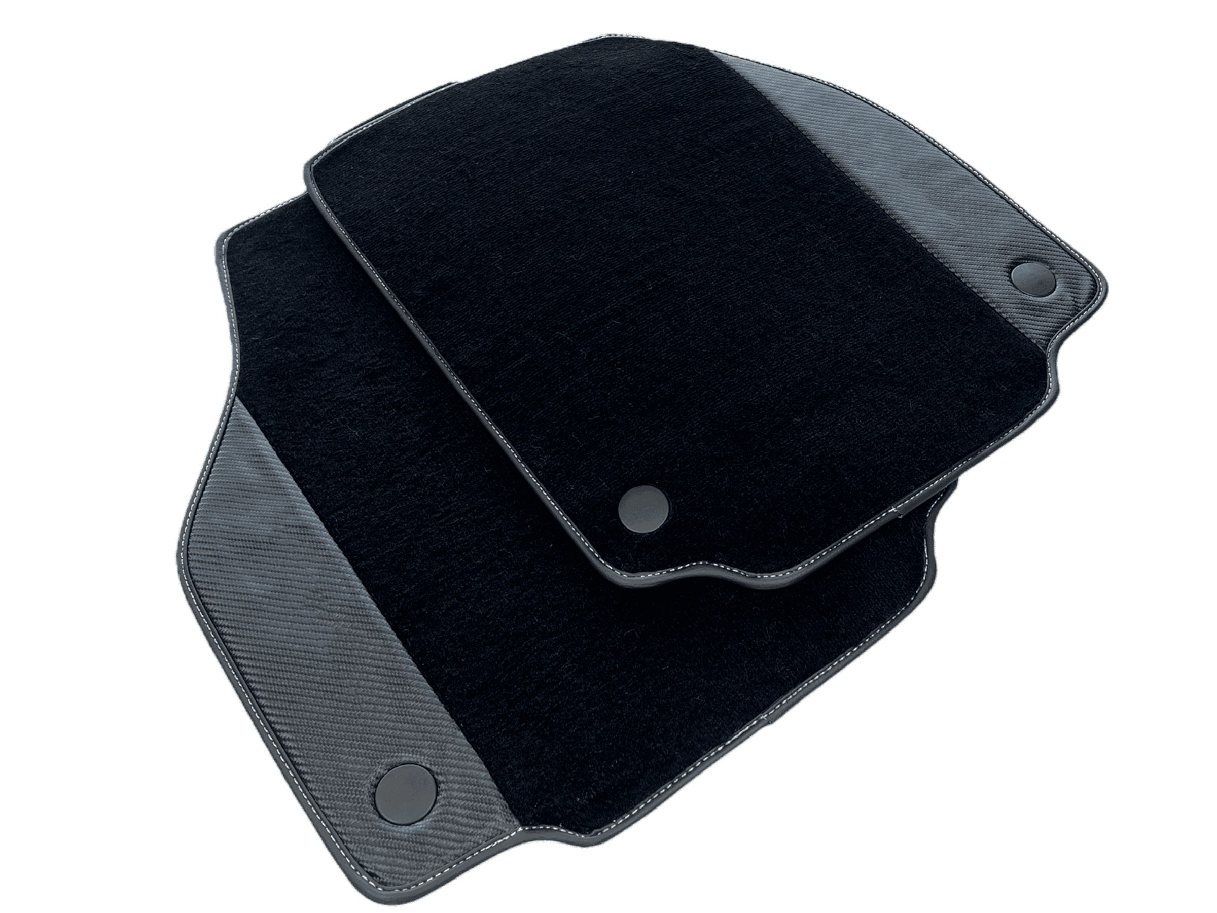 Floor Mats For Ferrari 458 Speciale (2012-2015) Carbon Leather - AutoWin
