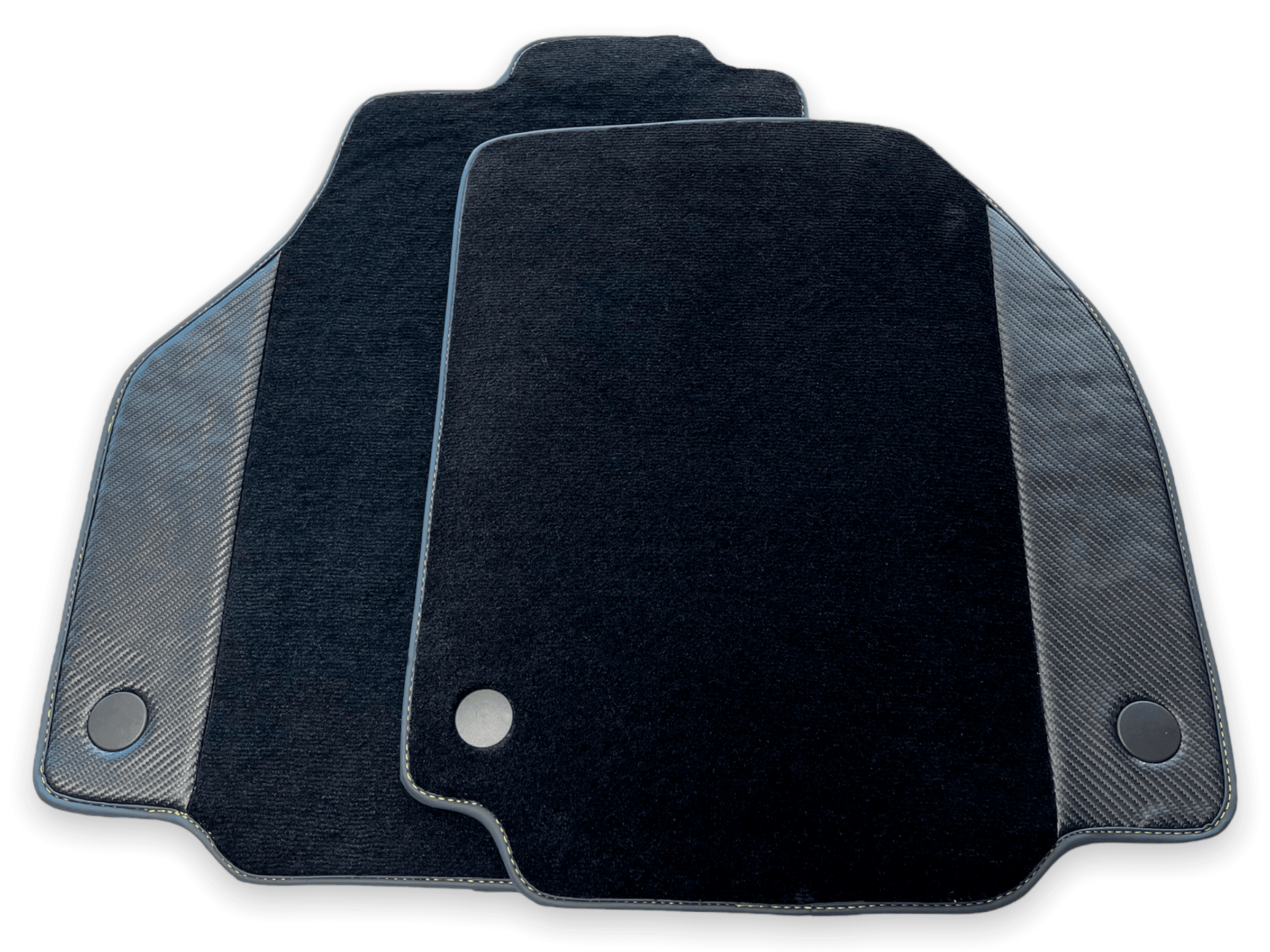 Floor Mats For Ferrari 488 GTB 2015-2022 Carpet With Carbon Fiber - AutoWin