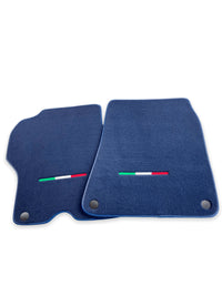 Floor Mats For Ferrari California 2008-2014 Dark Blue Color - AutoWin