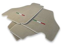 Floor Mats For Ferrari F430 2004-2009 Beige Color IT Edition - AutoWin