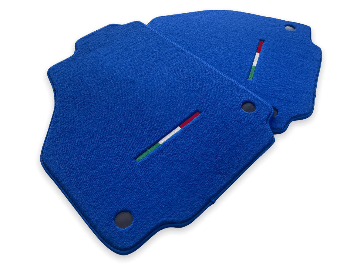 Floor Mats For Ferrari F8 Spider 2019-2022 Blue Italian Edition