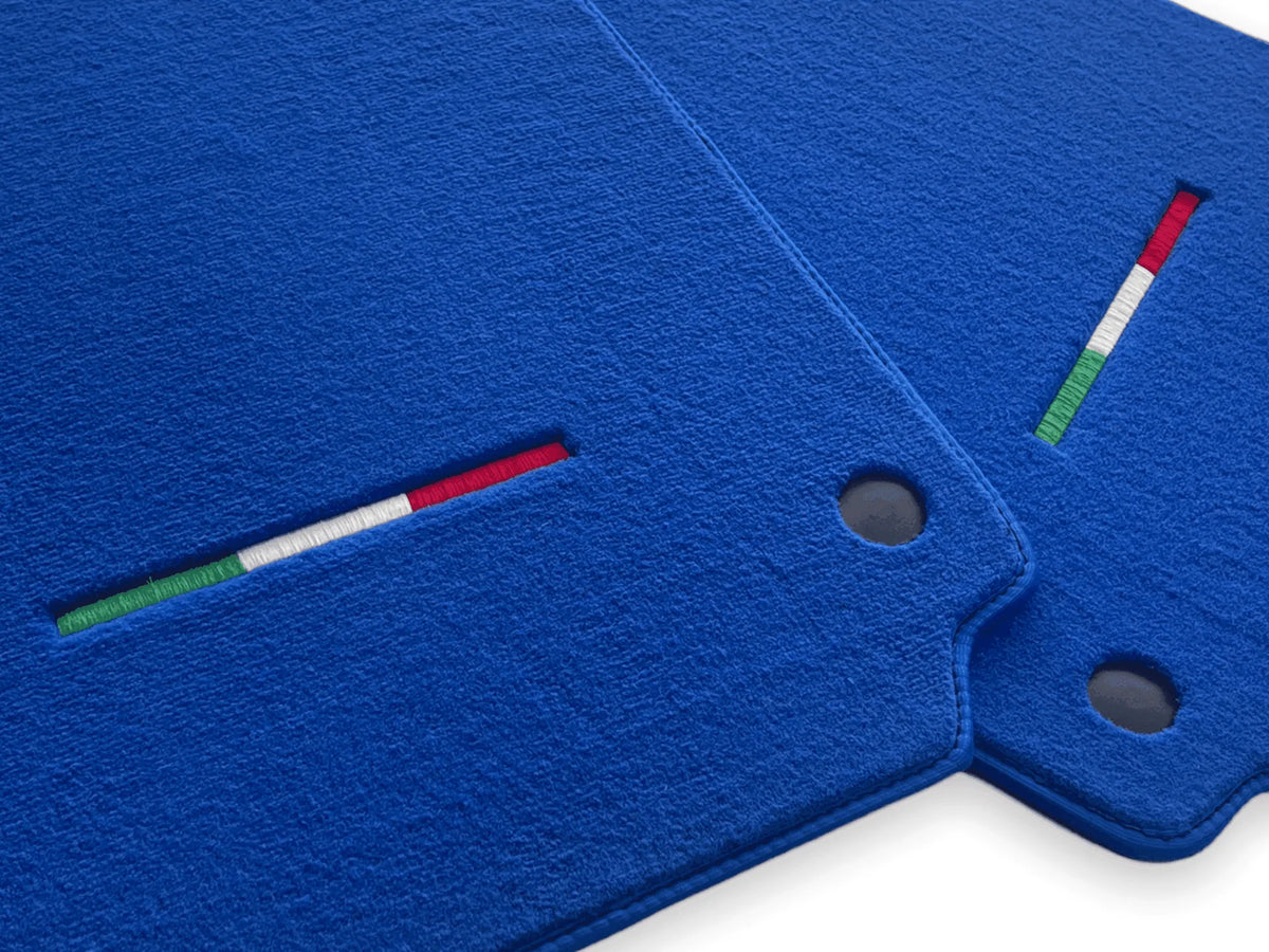 Floor Mats For Ferrari F8 Spider 2019-2022 Blue Italian Edition