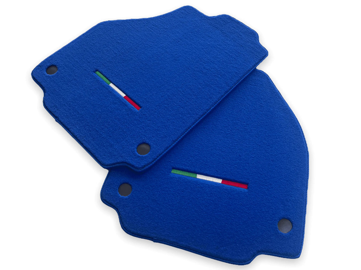 Floor Mats For Ferrari F8 Spider 2019-2022 Blue Italian Edition