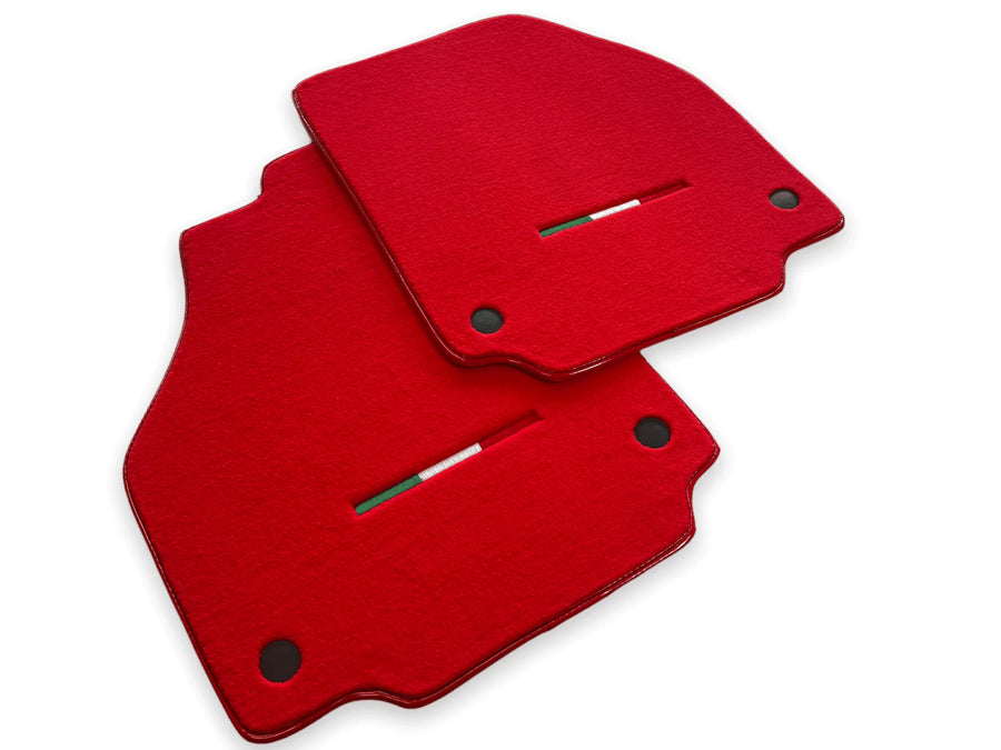 Floor Mats For Ferrari F8 Spider 2019-2022 Red Italian Edition