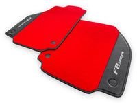Floor Mats For Ferrari F8 Spider 2019-2022 With Carbon Leather - AutoWin