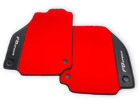 Floor Mats For Ferrari F8 Spider 2019-2022 With Carbon Leather - AutoWin