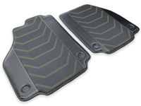 Floor Mats For Ferrari F8 Spider 2019-2022 Yellow Sewing - AutoWin