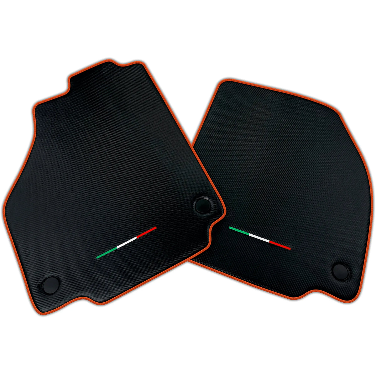 Floor Mats For Ferrari F8 Spider (2019-2023) Carbon Fiber AutoWin Brand Italian Edition