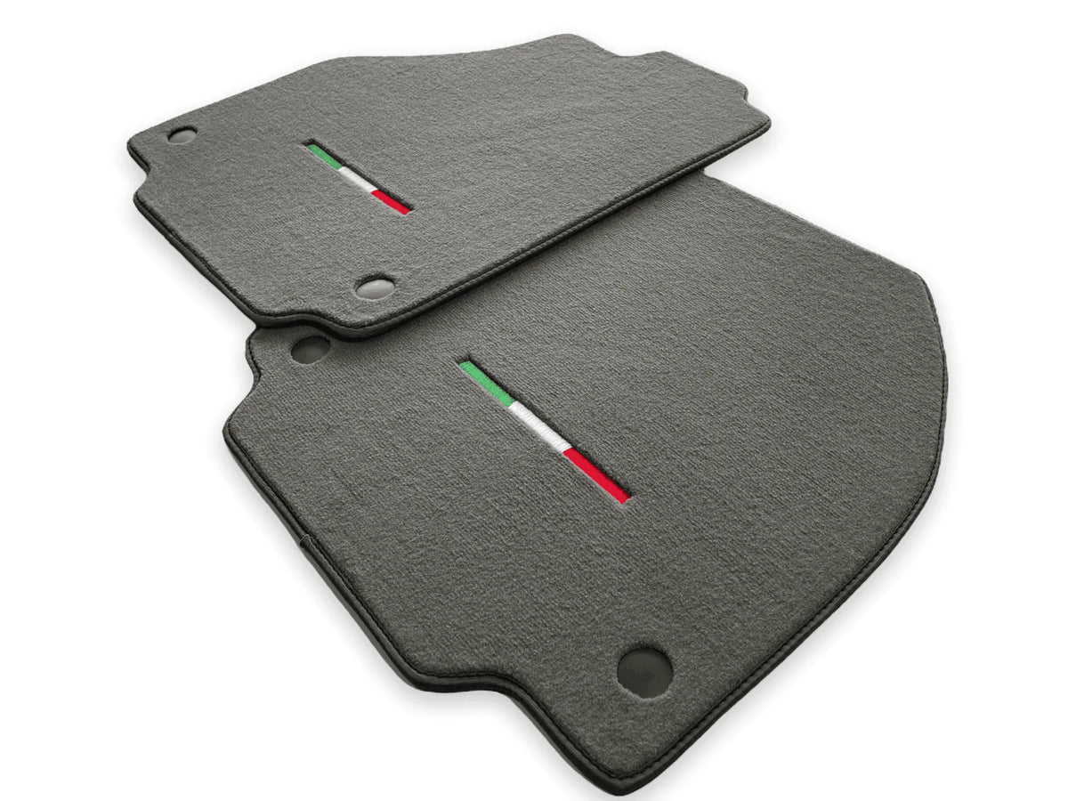Floor Mats For Ferrari F8 Spider 2019-2023 Gray Italian Edition