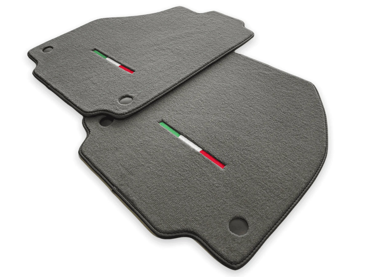 Floor Mats For Ferrari F8 Spider 2019-2023 Gray Italian Edition