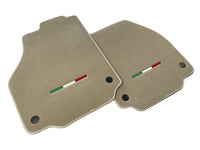 Floor Mats For Ferrari F8 Tributo (2019-2023) Beige Italian Edition - AutoWin