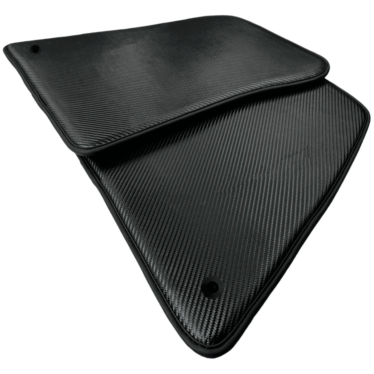 Floor Mats for Ferrari SF90 Stradale (2019-2024) Made From Carbon Fiber Leather