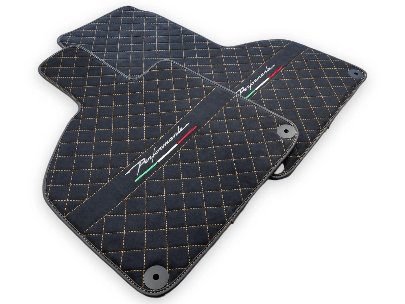 Floor Mats for Lamborghini Huracan Perfomante Alcantara Leather - AutoWin