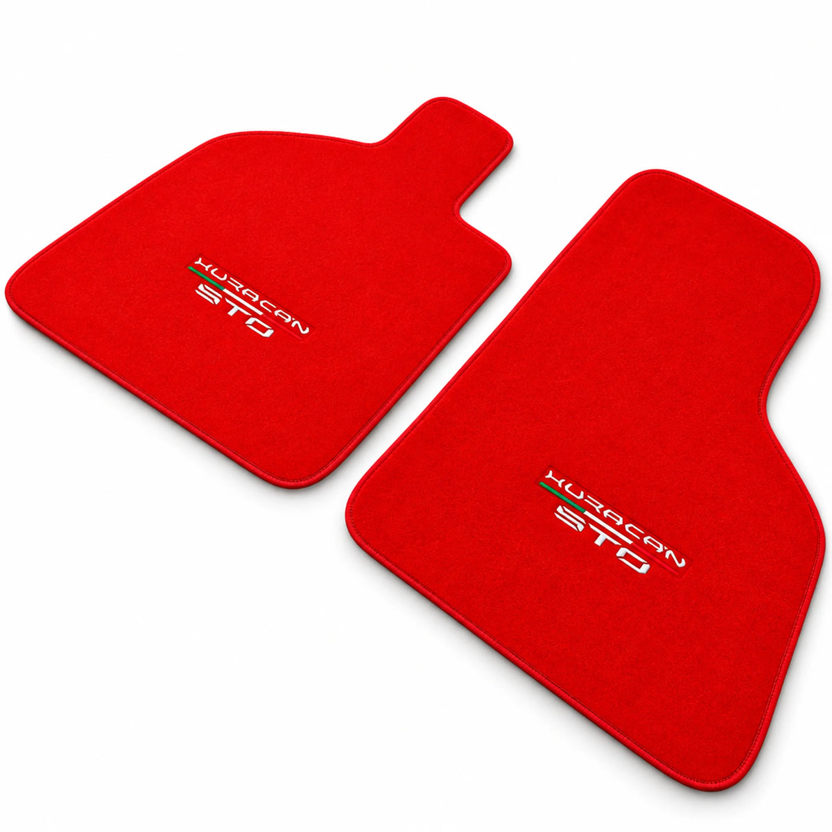 Floor Mats for Lamborghini Huracan STO Red Color | AutoWin