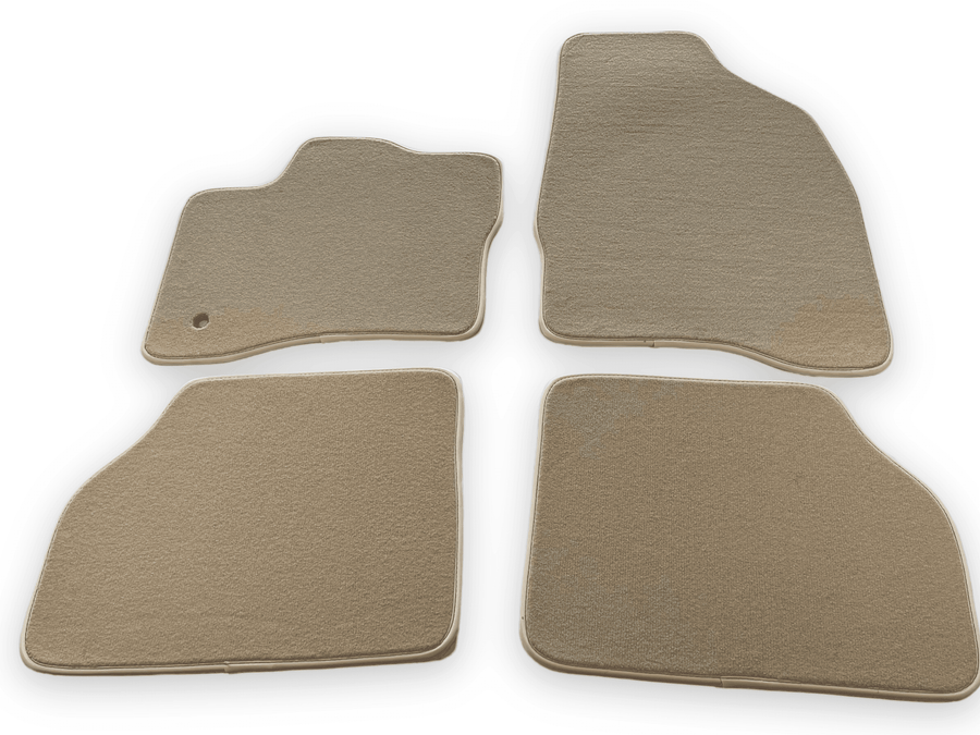 Floor Mats for Lincoln Aviator (2019-2024) Beige Tailored Carpets - AutoWin