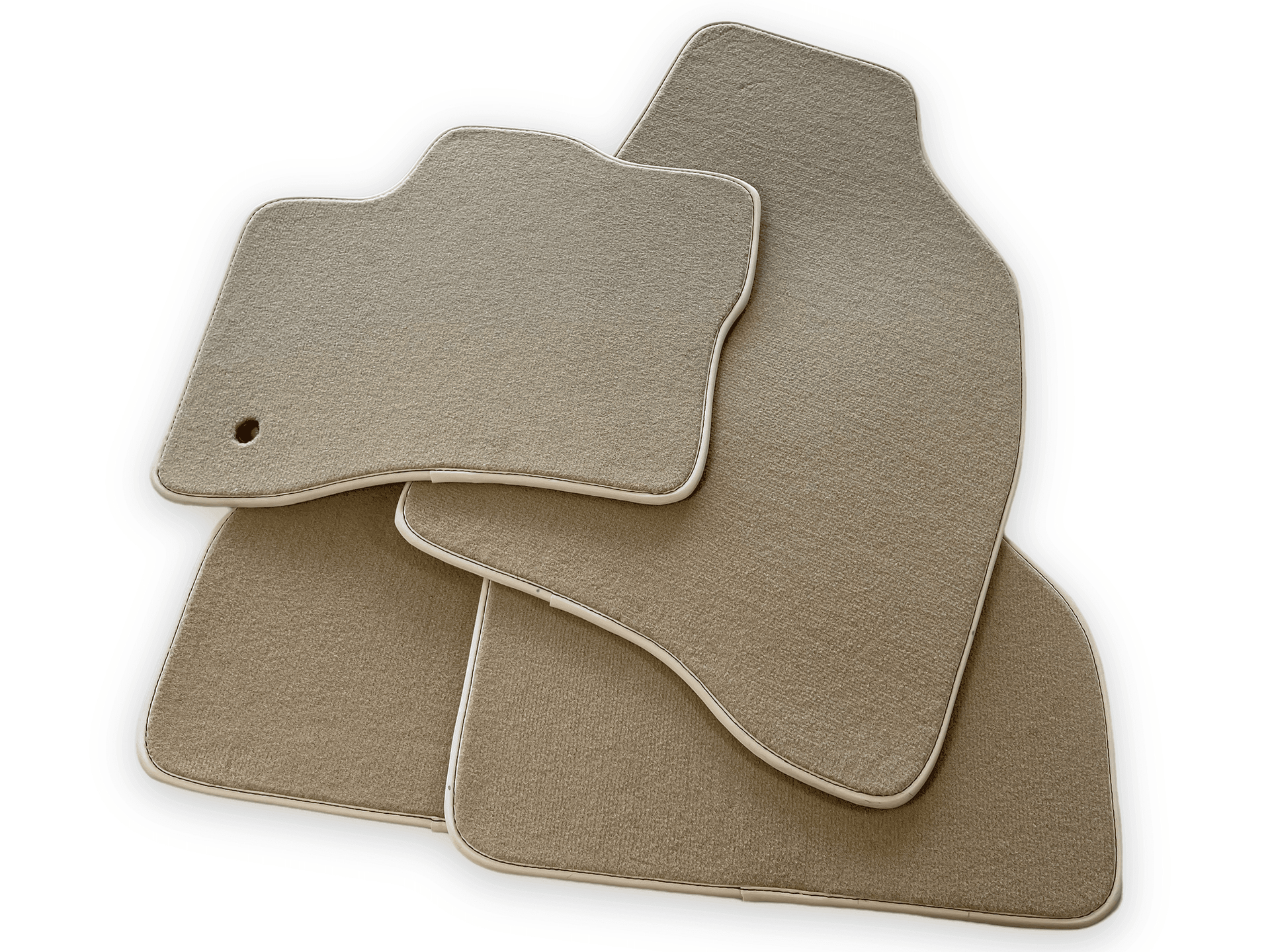Floor Mats for Lincoln Continental (1959-2002) Sedan Beige Tailored Carpets - AutoWin