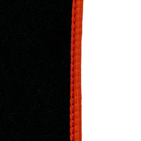 Floor Mats For McLaren 720S Black Tailored With Orange Trim - AutoWin