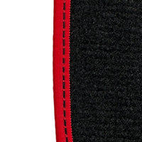 Floor Mats For Mercedes-Benz C Class W205 2014-2021 ER56 Design with Red Trim - AutoWin