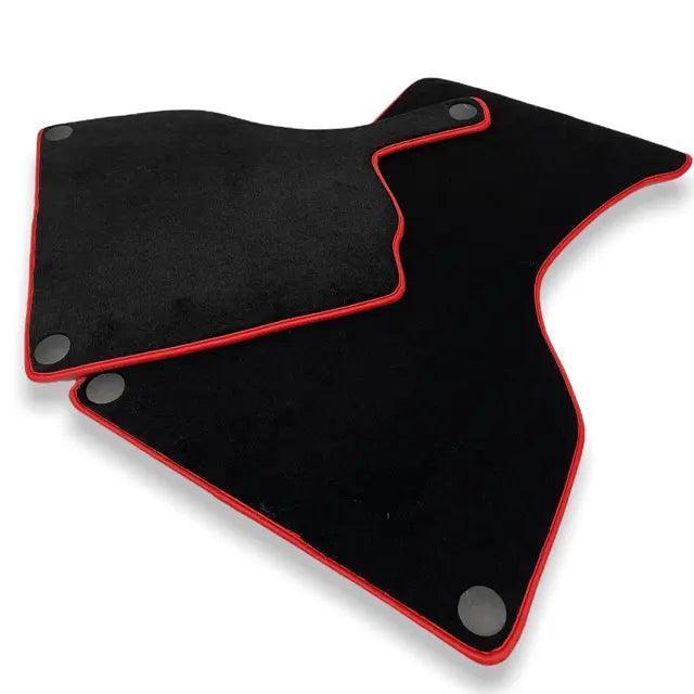 Floor Mats For Mercedes-Benz SLS-Class AMG (2009-2014) Red Trim - AutoWin