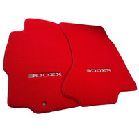 Floor Mats For Nissan 300ZX - Z32 (1990-1996) Tailored Red Carpets - AutoWin