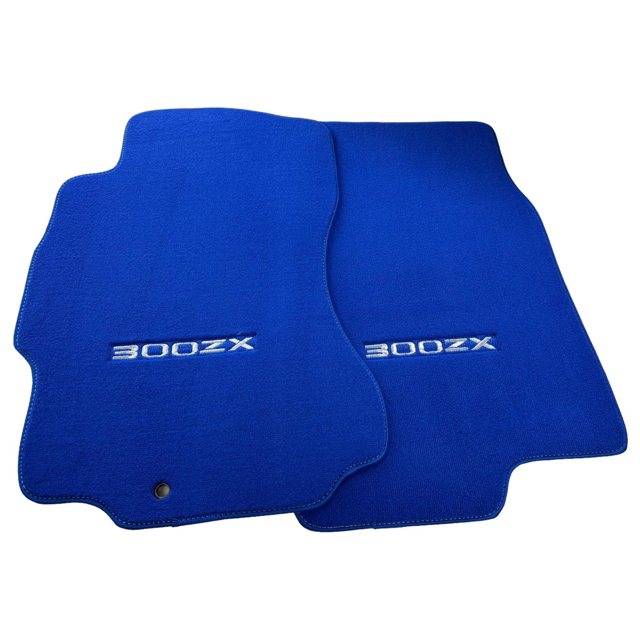 Floor Mats For Nissan 300ZX - Z32 (1990-2000) Tailored Blue Carpets - AutoWin