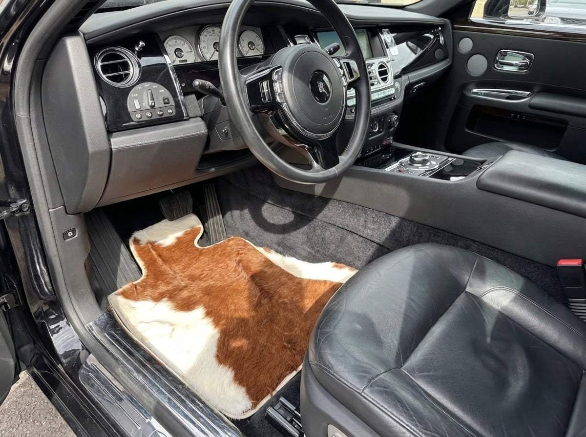 Interior look of floor mats for Floor Mats For Rolls Royce Ghost Series I (2010–2020) Cow Leather