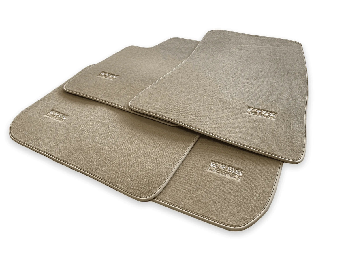 Floor Mats For Rolls Royce Ghost Series I (2010–2020) Beige ER56 Design