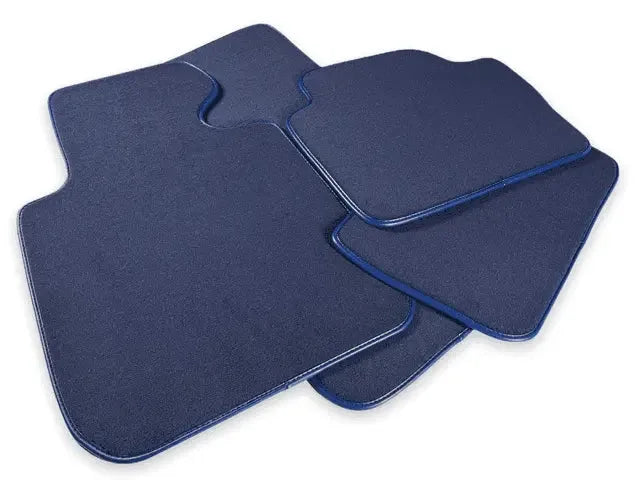 Floor Mats For Rolls Royce Ghost Series II (2021-2024) Dark Blue - AutoWin