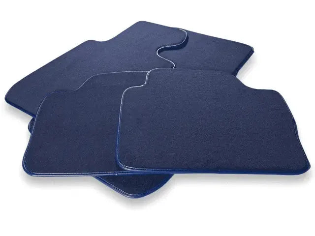 Floor Mats For Rolls Royce Ghost Series II (2021-2024) Dark Blue - AutoWin