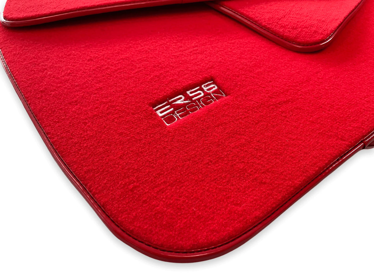 Floor Mats For Rolls Royce Phantom VIII (2017-2024) Red ER56 Design - AutoWin