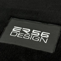 Floor Mats for Tesla Model X - 7 Seats (2016-2024) Black Tailored Carpets ER56 Design - AutoWin