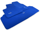 Floor Mats For Tesla Model X (7 Seats) Blue Tailored Carpets ER56 Design - AutoWin