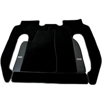 Floor Mats for Tesla Model X (6 Seats) Black Tailored Carpets ER56 Design - AutoWin