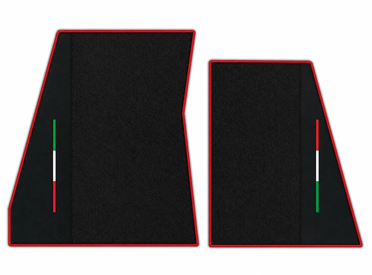 Floor Mats From Carpet With Leather for Ferrari F80 - Italy Collection