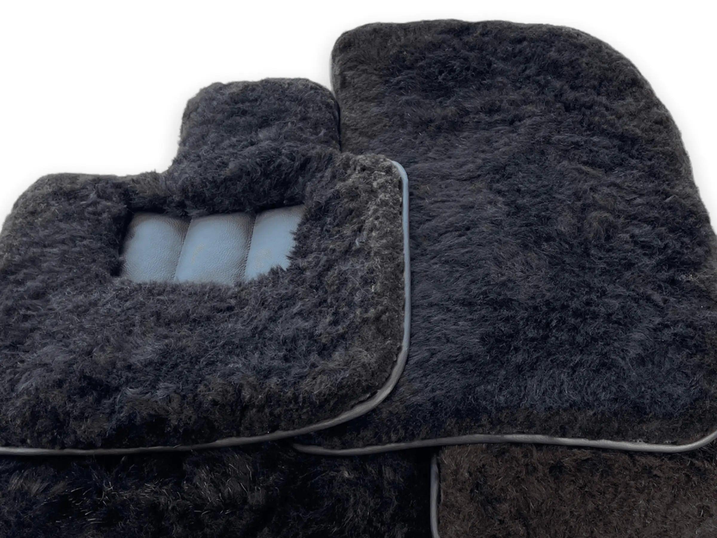 Genuine Sheepskin Floor Mats Bentley Bentayga Er56 Design Brand - AutoWin