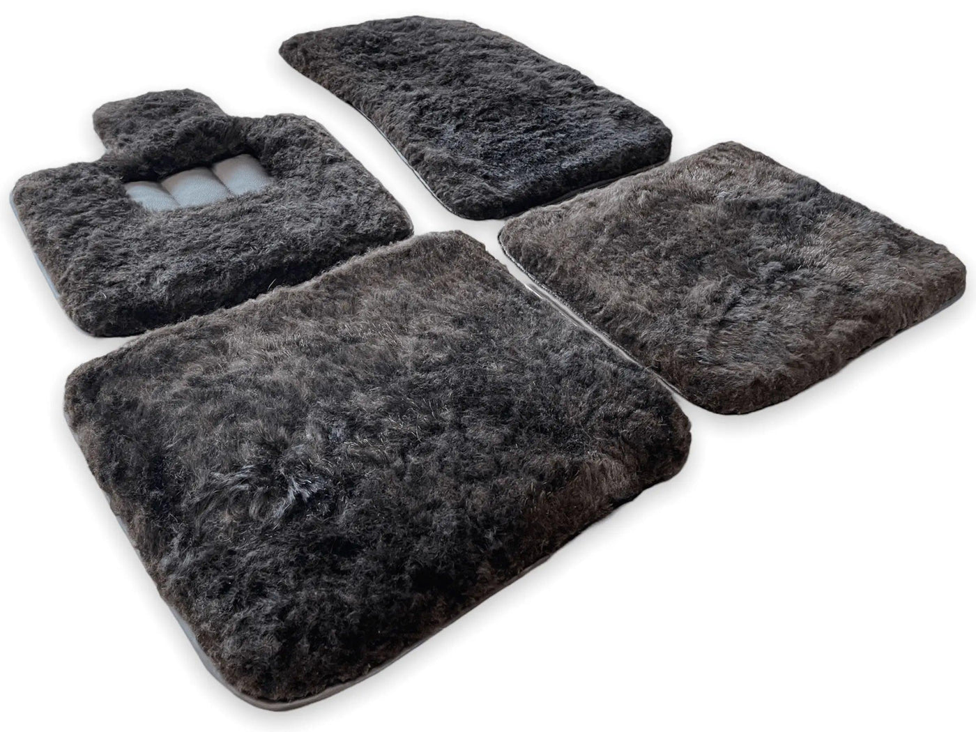 Genuine Sheepskin Floor Mats Bentley Bentayga Er56 Design Brand - AutoWin