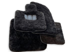 Genuine Sheepskin Floor Mats Bentley Bentayga Er56 Design Brand - AutoWin