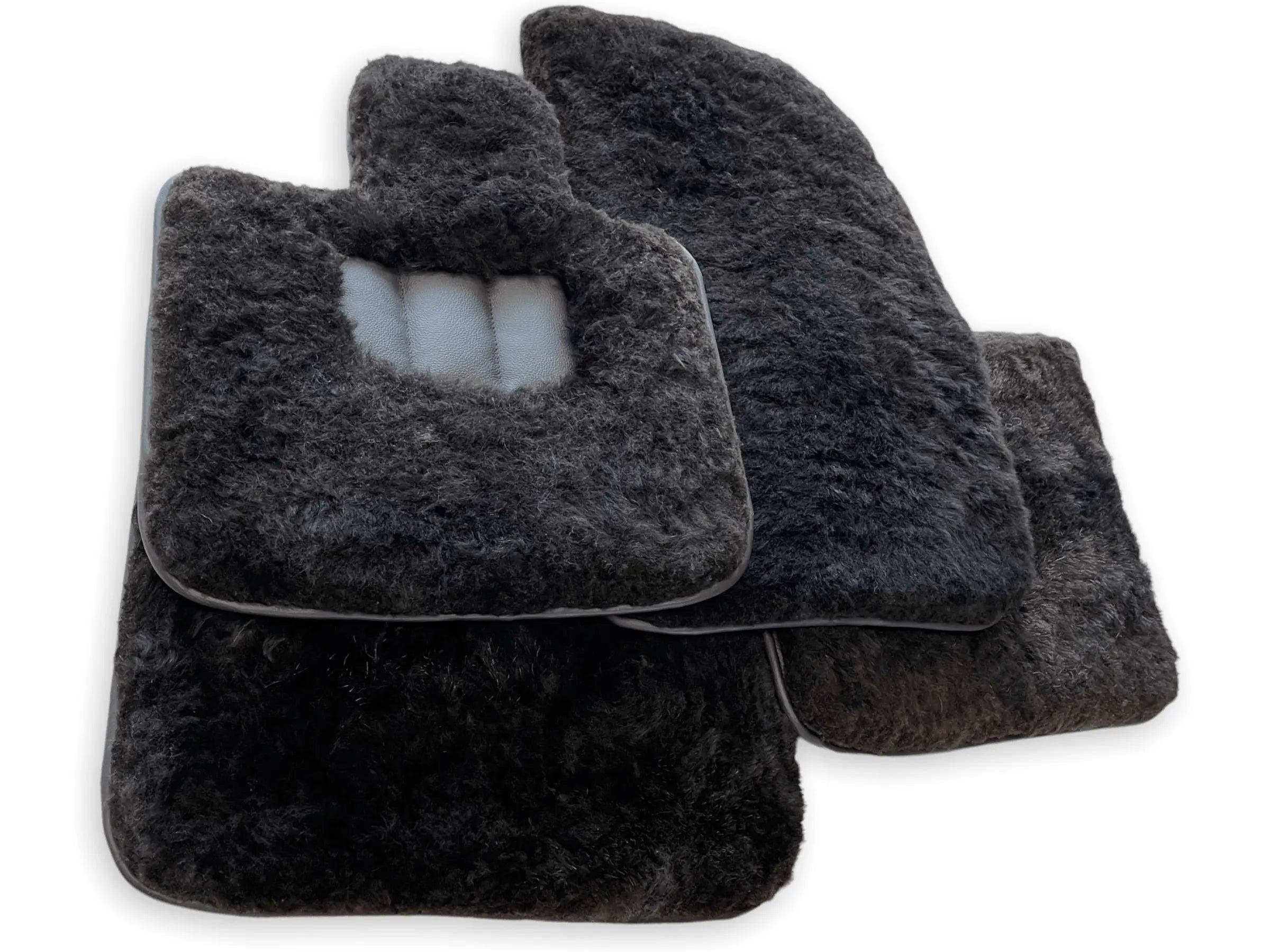 Genuine Sheepskin Floor Mats Bentley Bentayga Er56 Design Brand - AutoWin