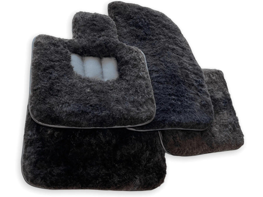 Genuine Sheepskin Floor Mats Bentley Flying Spur (2005-2013) Er56 Design Brand - AutoWin