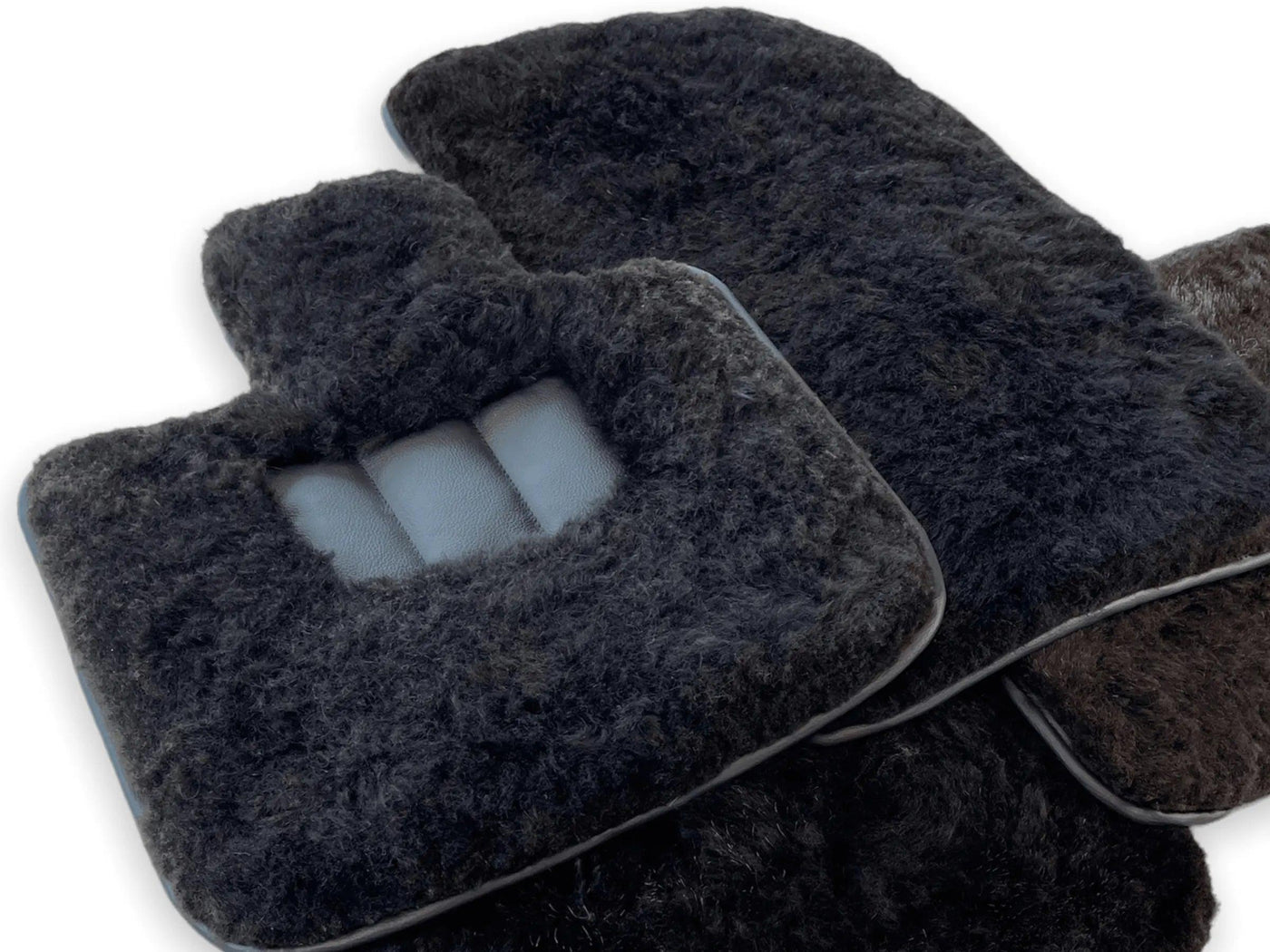 Genuine Sheepskin Floor Mats Bentley Flying Spur (2005-2013) Er56 Design Brand - AutoWin