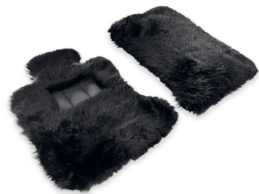 Genuine Sheepskin Floor Mats Rolls Royce Ghost Series II (2021-2024) Er56 Design Brand - AutoWin