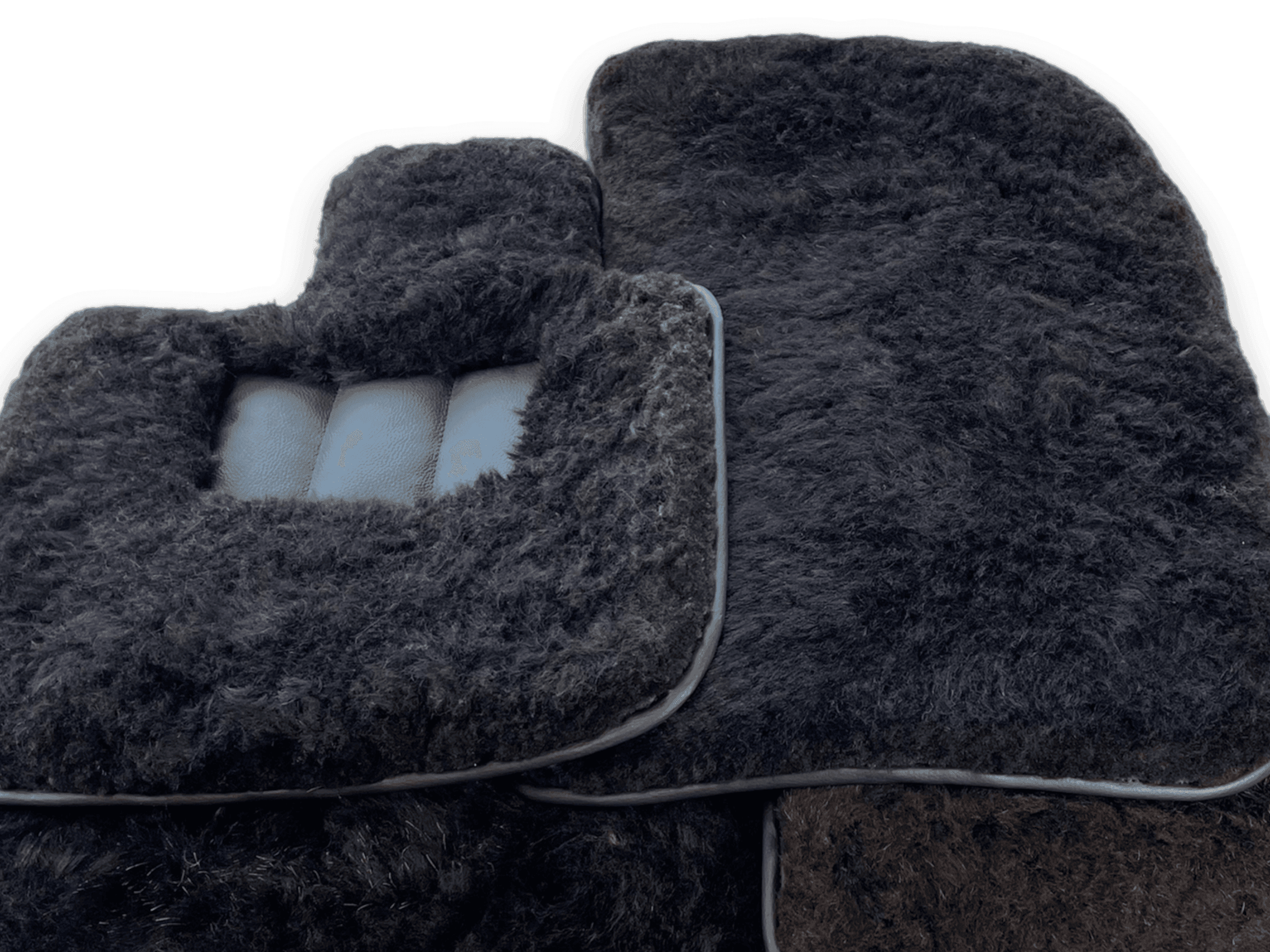 Genuine Sheepskin Floor Mats Rolls Royce Spectre (2023-2024) Er56 Design Brand - AutoWin
