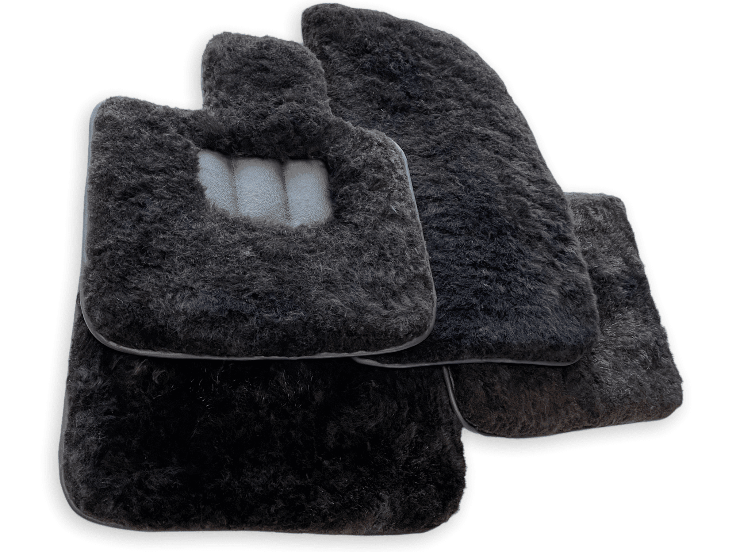 Genuine Sheepskin Floor Mats Rolls Royce Spectre (2023-2024) Er56 Design Brand - AutoWin