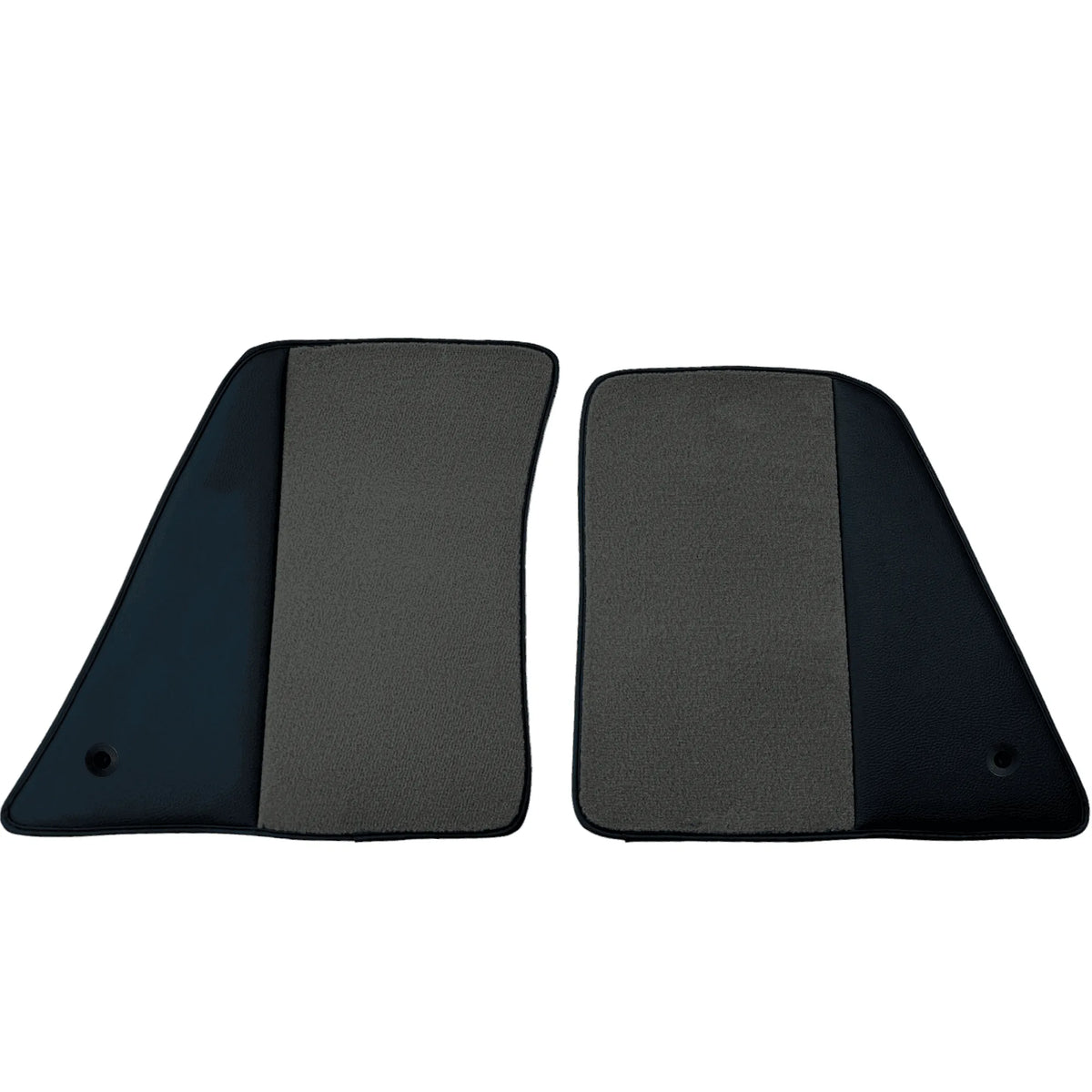 Gray Floor Mats for Ferrari 296 GTS (2022-2027) with Leather - AutoWin