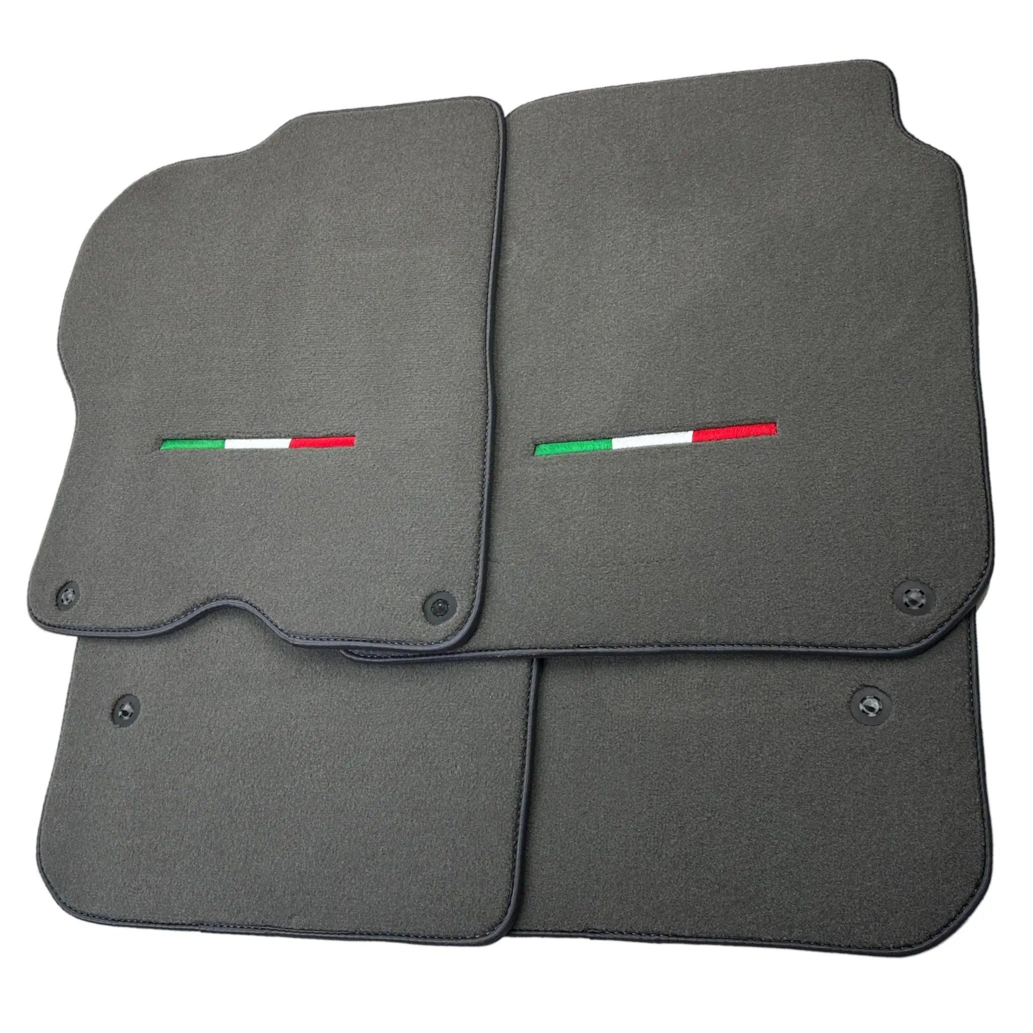 Gray Floor Mats For Ferrari GTC4 Lusso (2016-2023) Italian Edition - AutoWin