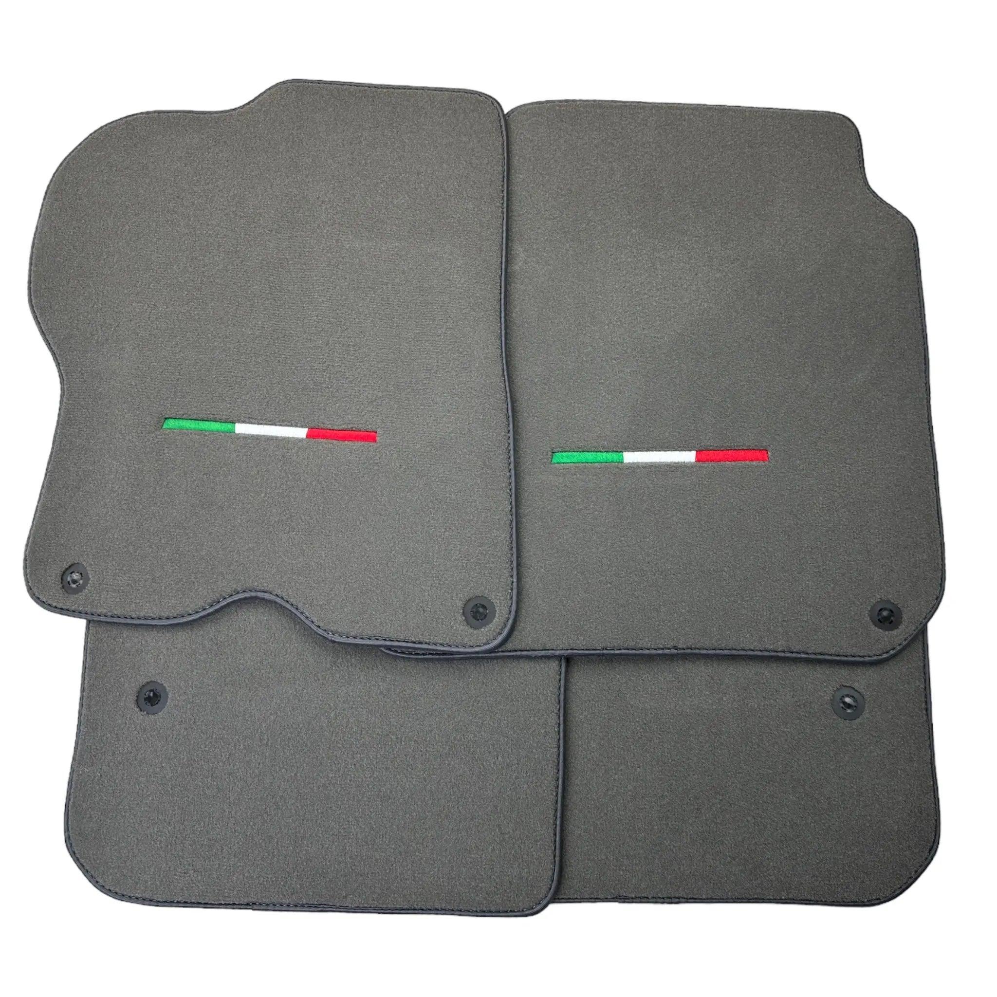 Gray Floor Mats For Ferrari GTC4 Lusso (2016-2023) Italian Edition - AutoWin
