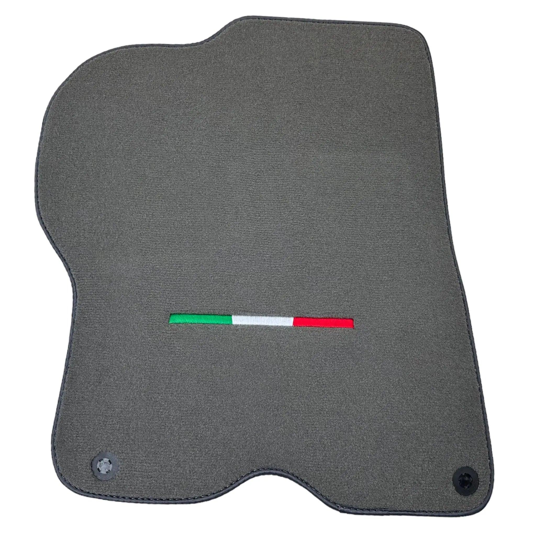 Gray Floor Mats For Ferrari GTC4 Lusso (2016-2023) Italian Edition - AutoWin