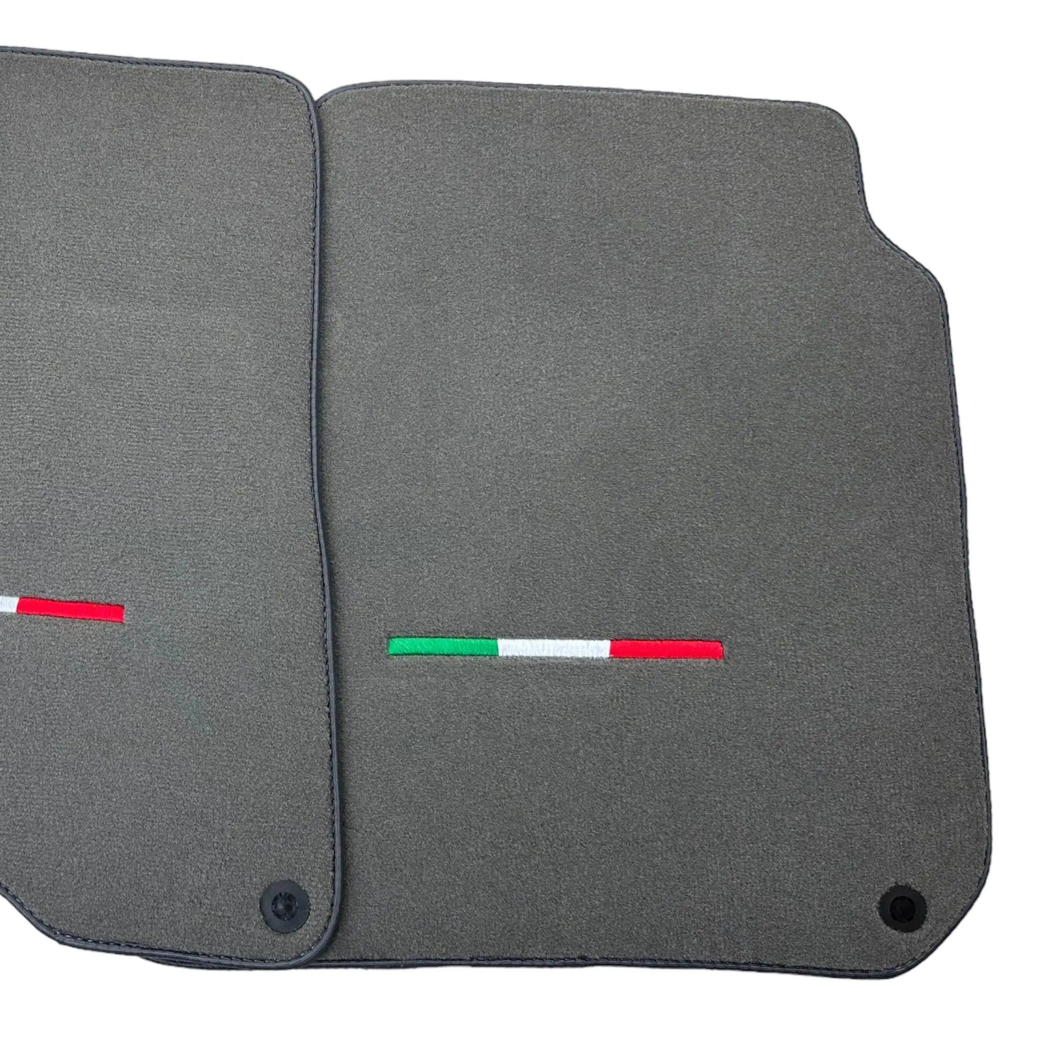 Gray Floor Mats For Ferrari GTC4 Lusso (2016-2023) Italian Edition - AutoWin