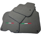 Gray Floor Mats For Ferrari GTC4 Lusso (2016-2023) Italian Edition - AutoWin